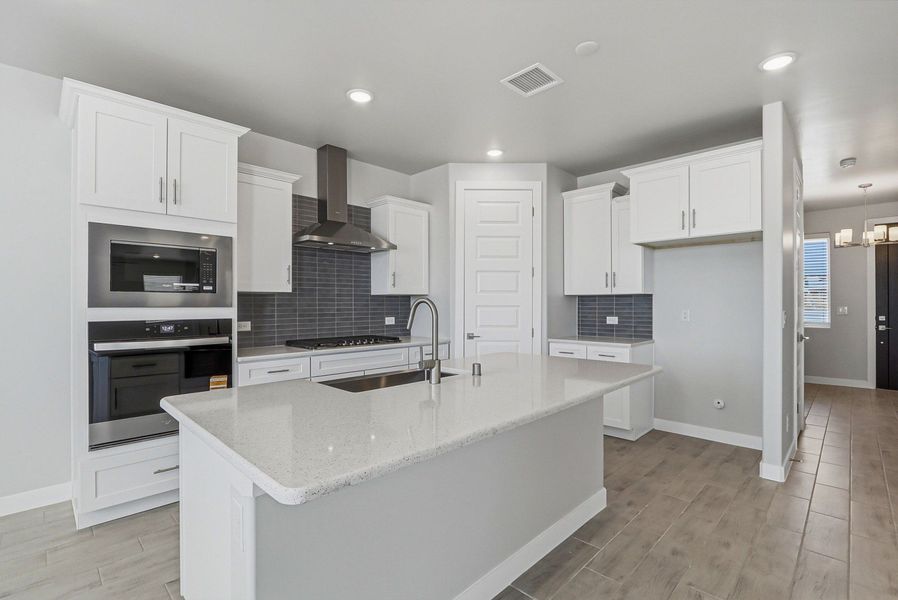 Furnished interior view inside a new home in Emerald Estates, El Paso (Image 7).