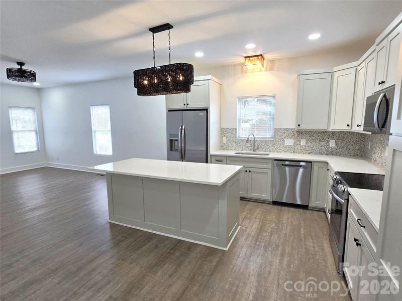 Furnished interior view inside a new home in , Hickory (Image 4).