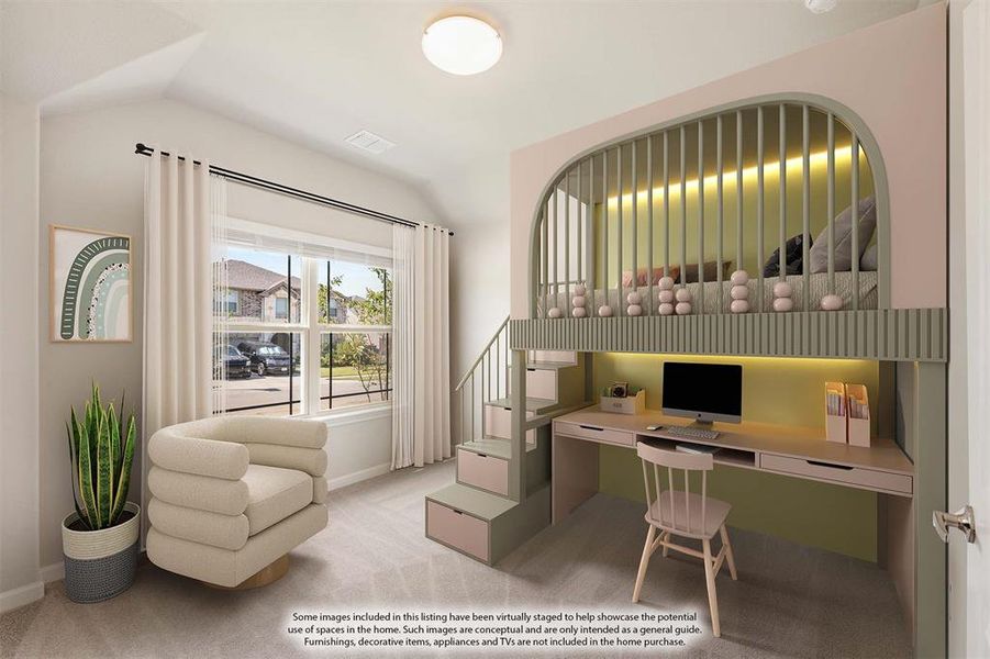 Furnished interior view inside a new home in Eagle Glen Elements, Alvarado (Image 13).