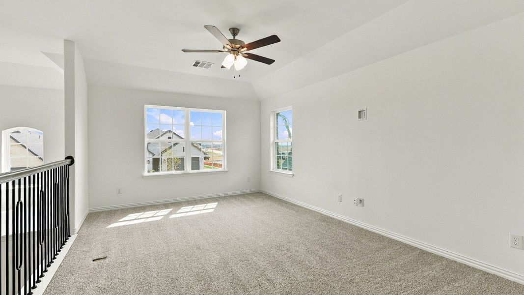 Furnished interior view inside a new home in Wildflower Ranch, Fort Worth (Image 32).