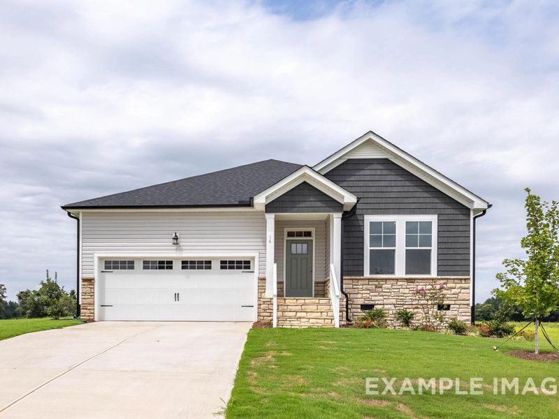 Representative exterior photo of a completed home built from the The Daphne C by Davidson Homes LLC in Montrose, Aberdeen, NC (Image 24). Representative exterior photo of a completed home built from the The Daphne C by Davidson Homes LLC in Montrose, Aberdeen, NC (Image 24).