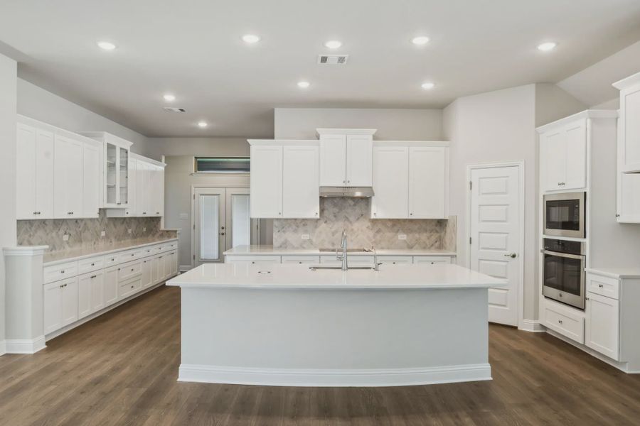 Representative furnished interior of a home built from the Lakeway by Chesmar Homes in Summer Crest, Crowley (Image 4).
