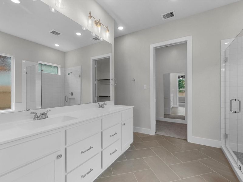 Furnished interior view inside a new home in Oakhill Reserve, Tomball (Image 12).