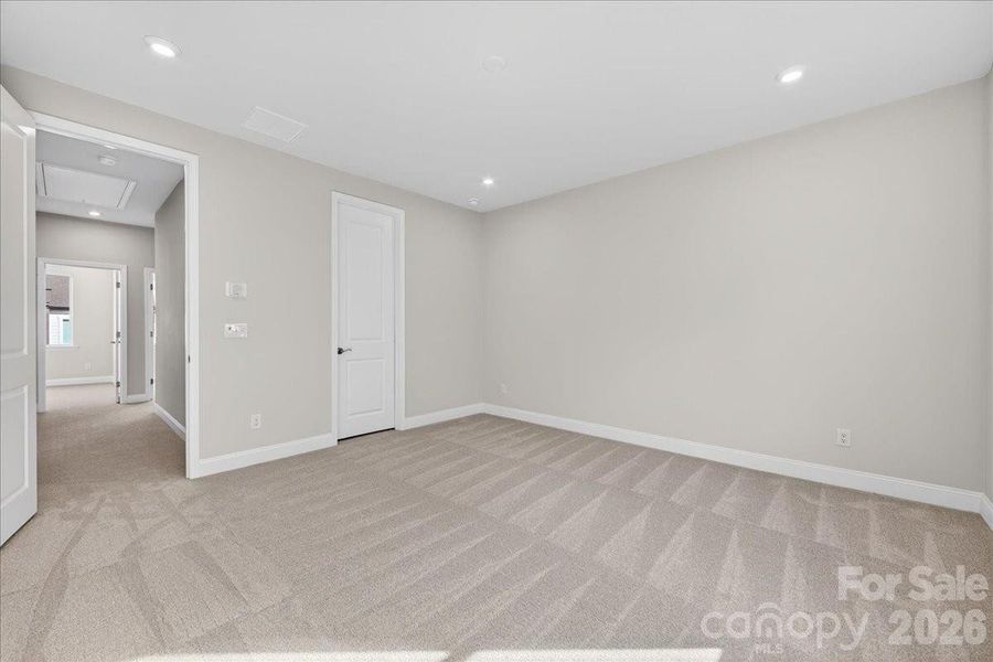 Light filled primary bedroom