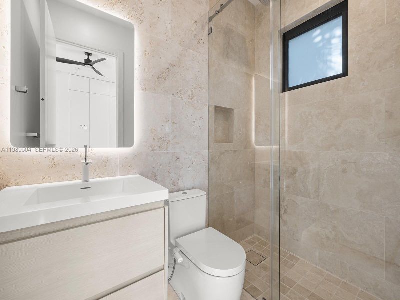 Furnished interior view inside a new home in , South Miami (Image 9).