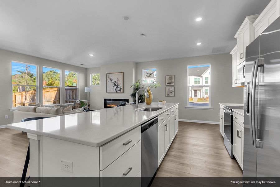 Furnished interior view inside a new home in Sweetbrier, Durham (Image 5).