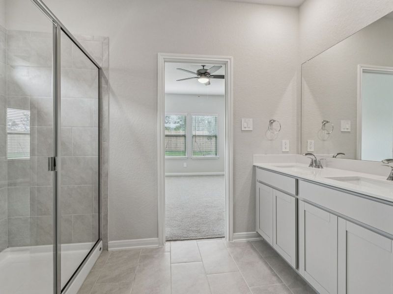 Furnished interior view inside a new home in Sagebrooke - Premier Series, San Antonio (Image 9). Furnished interior view inside a new home in Sagebrooke - Premier Series, San Antonio (Image 9).