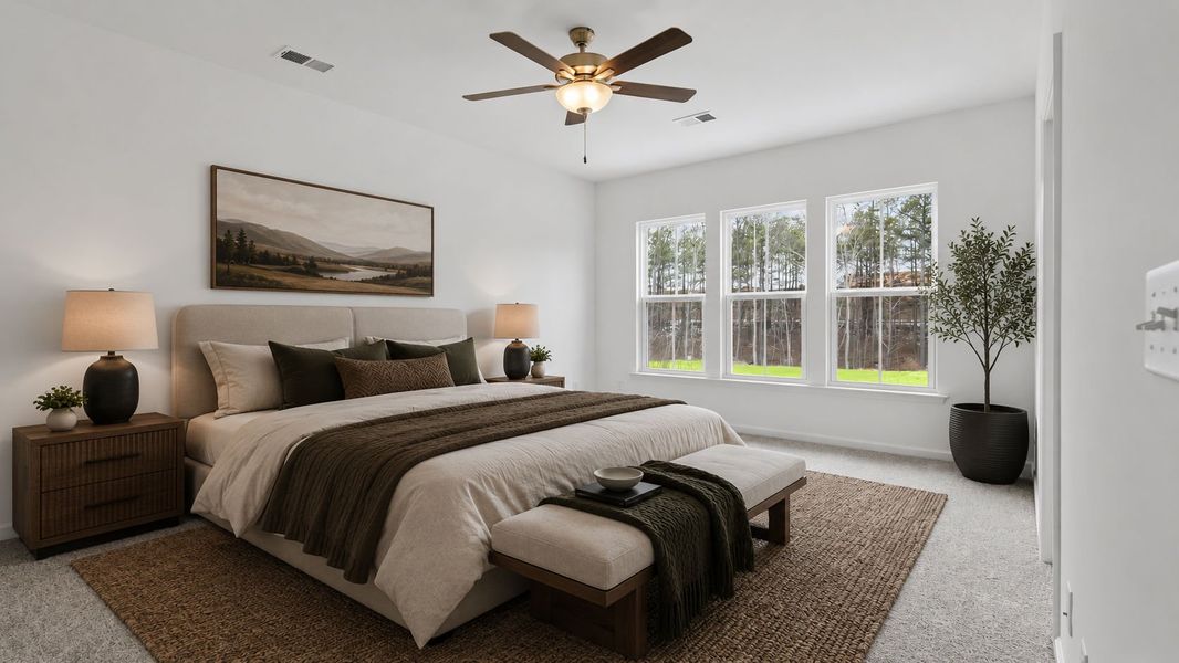 Furnished interior view inside a new home in Alston Park, Greenville (Image 12).