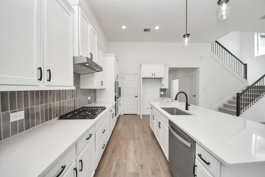 Furnished interior view inside a new home in 50' Traditional Homes at Elyson, Katy (Image 18). Furnished interior view inside a new home in 50' Traditional Homes at Elyson, Katy (Image 18).