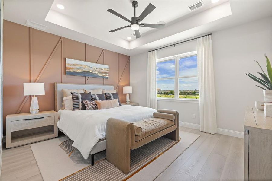 Furnished interior view inside a new home in , McKinney (Image 12).