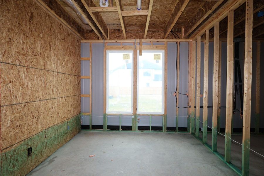 In-progress construction of a new home in Dunham Pointe, Cypress, TX (Image 18).