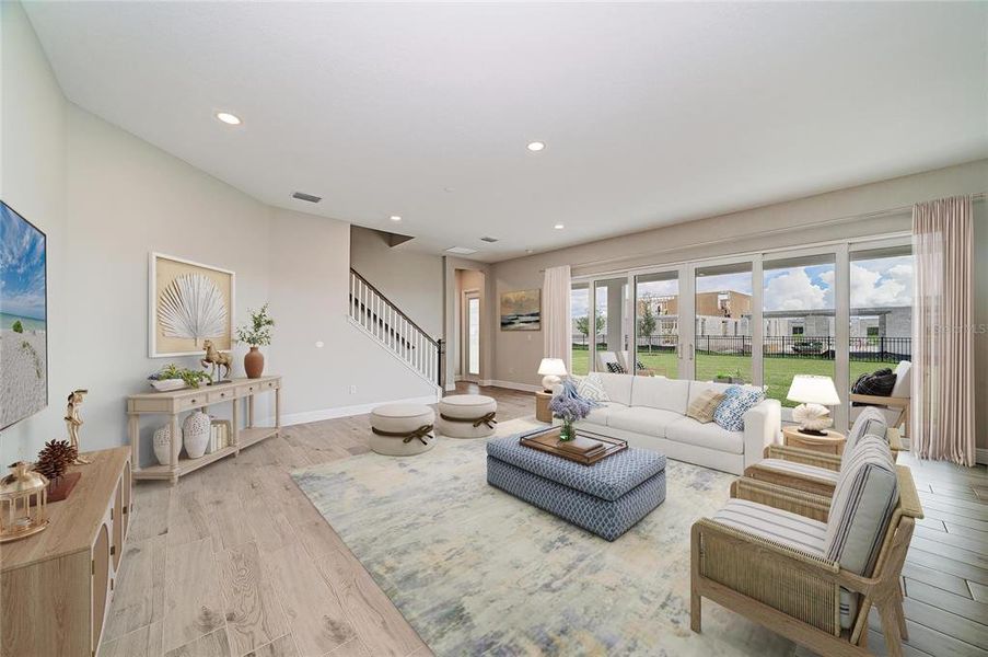 Furnished interior view inside a new home in North River Ranch, Parrish (Image 5).