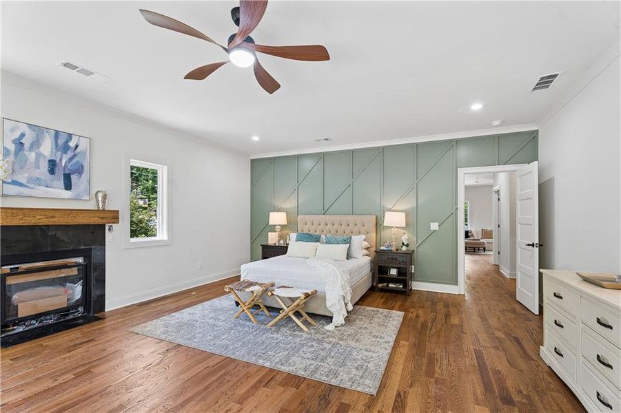Furnished interior view inside a new home in , Decatur (Image 35).