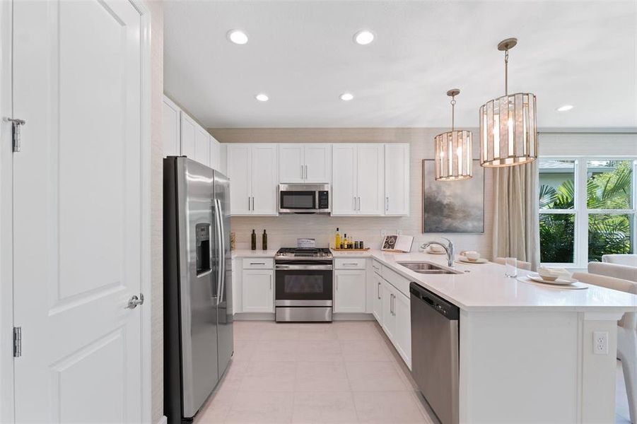 Furnished interior view inside a new home in Valencia Ridge, Wesley Chapel (Image 14).