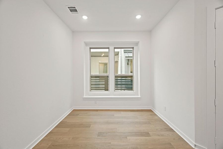 Spacious, unfurnished interior of a new home in Bridgeland, Cypress (Image 17). Spacious, unfurnished interior of a new home in Bridgeland, Cypress (Image 17).