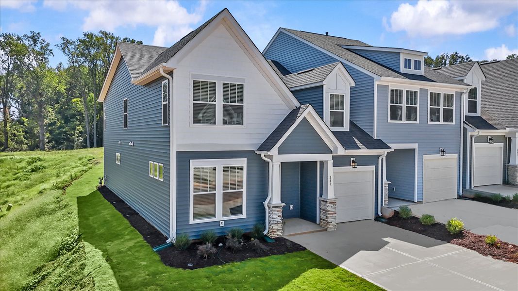 Stylish front elevation with accomplished design and high standards throughout