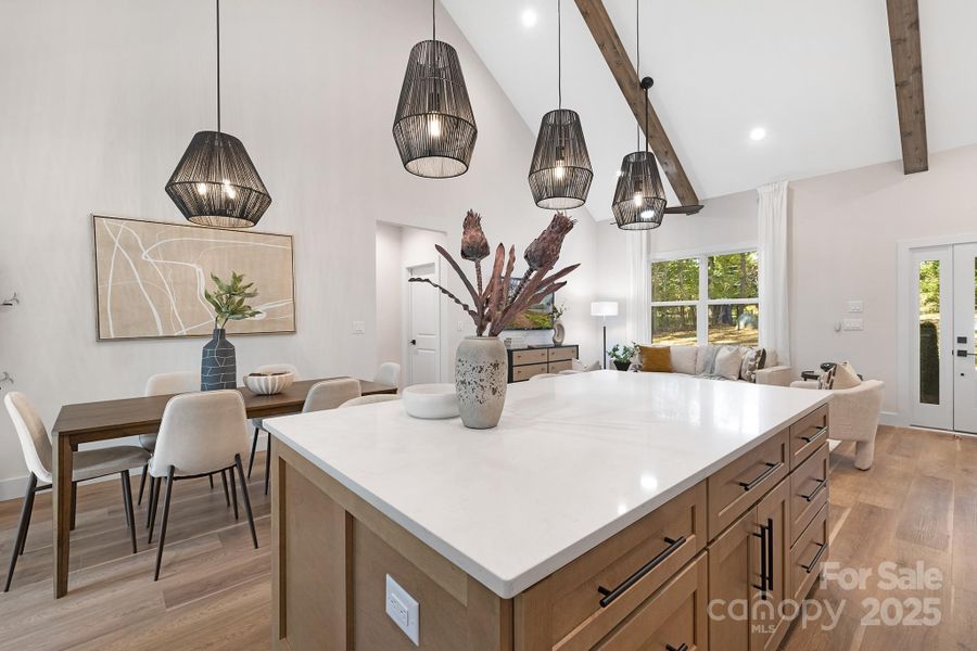 Furnished interior view inside a new home in , Gastonia (Image 9).