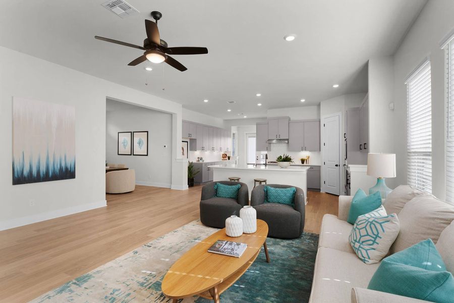 Furnished interior view inside a new home in Nolina, Georgetown (Image 10).