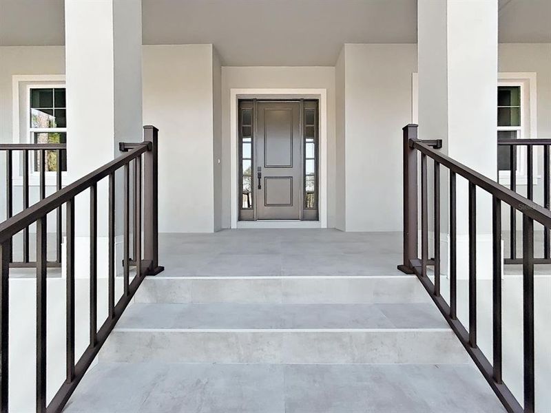 Exterior details and patio area of a home in , Brooksville (Image 4).
