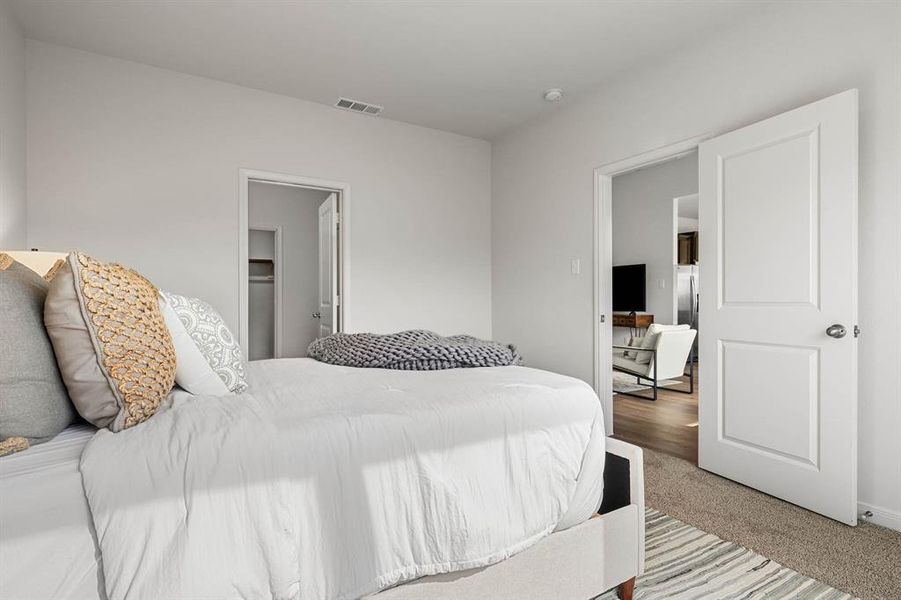Furnished interior view inside a new home in Logan Square, Fort Worth (Image 9). Furnished interior view inside a new home in Logan Square, Fort Worth (Image 9).