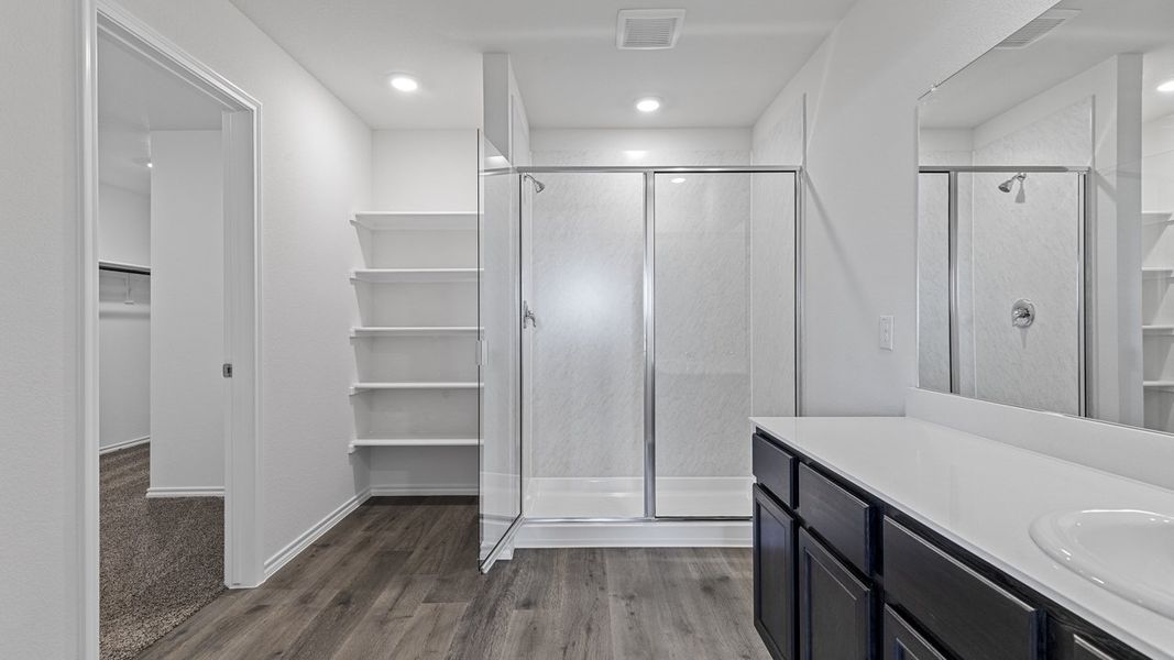Furnished interior view inside a new home in Windrose, Pilot Point (Image 4).