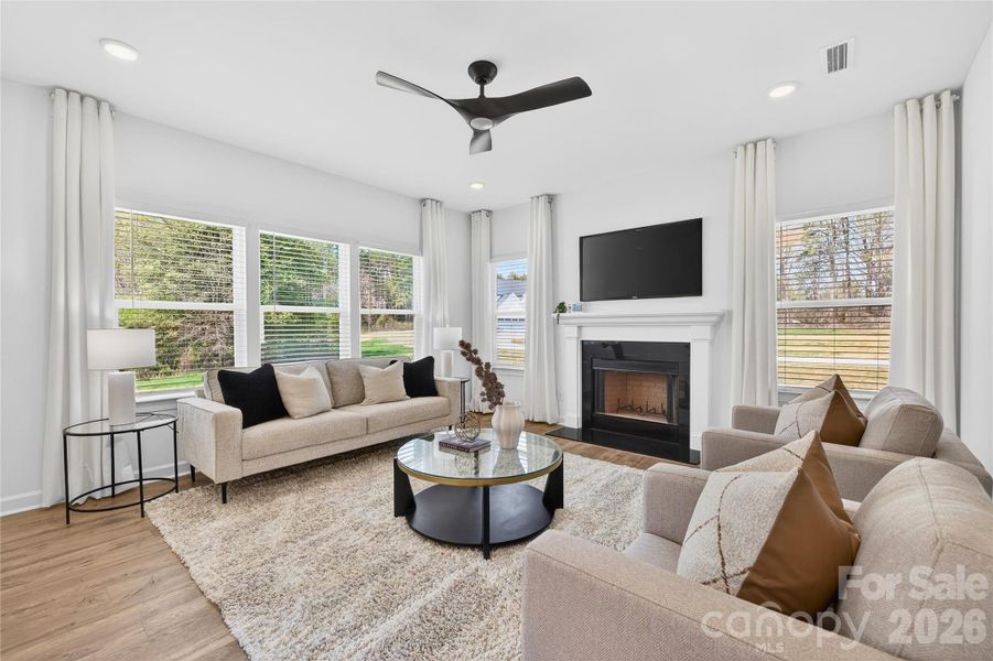 Furnished interior view inside a new home in , Troutman (Image 13).