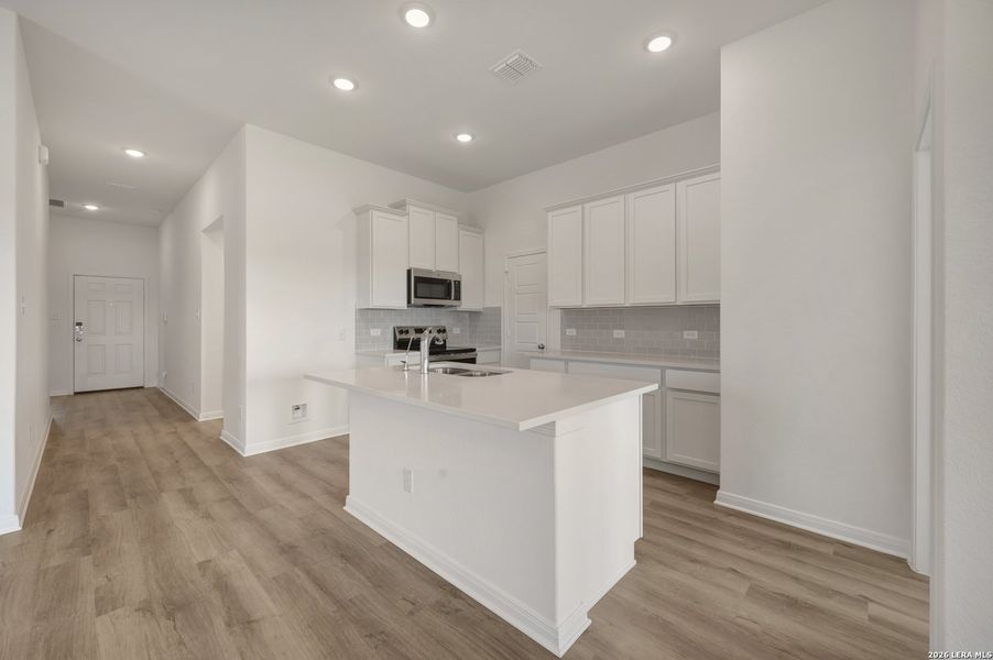 Furnished interior view inside a new home in Meadows at Clear Springs, New Braunfels (Image 14).