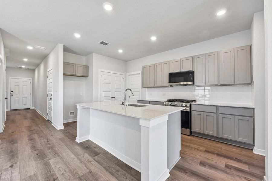 Furnished interior view inside a new home in Trinity Ranch, Elgin (Image 15).
