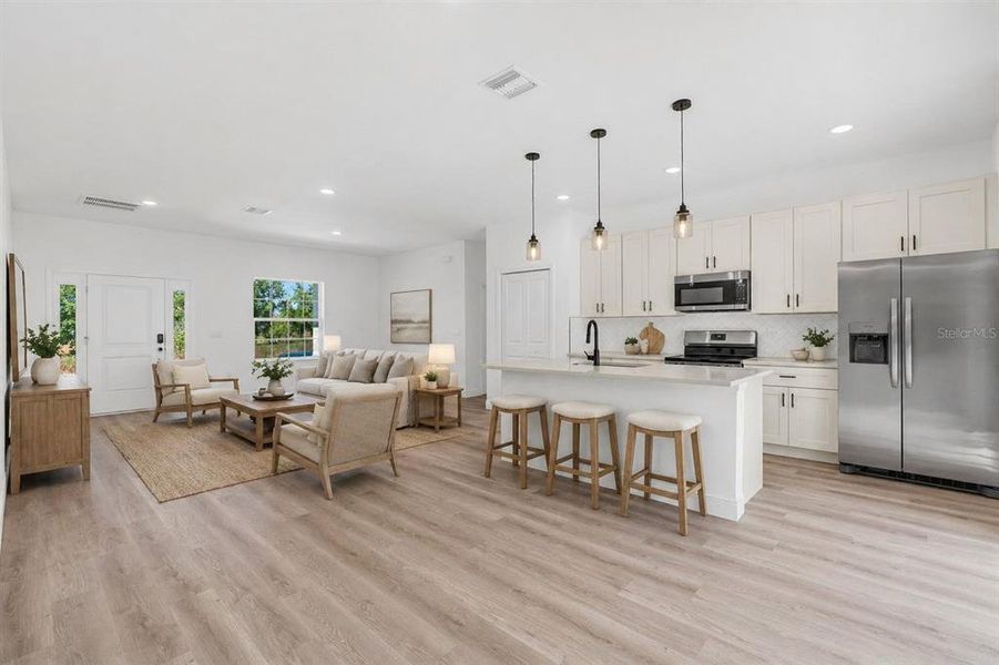 Furnished interior view inside a new home in , Ocala (Image 13).