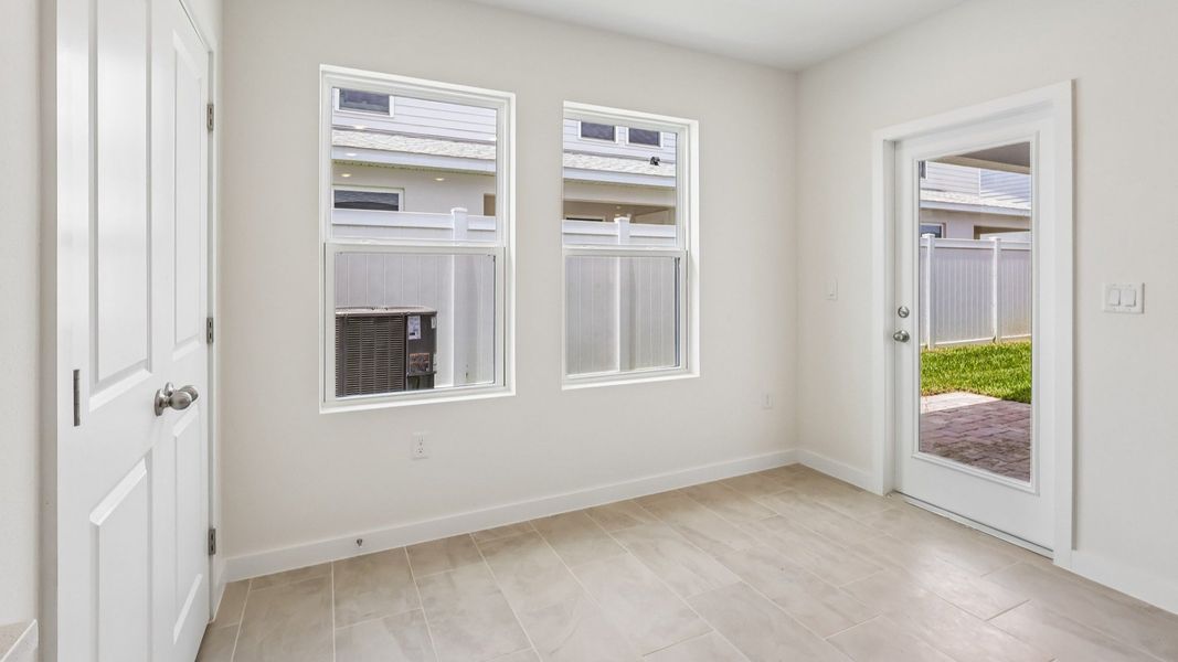 Furnished interior view inside a new home in Cyrene at Harmony, St. Cloud (Image 9).