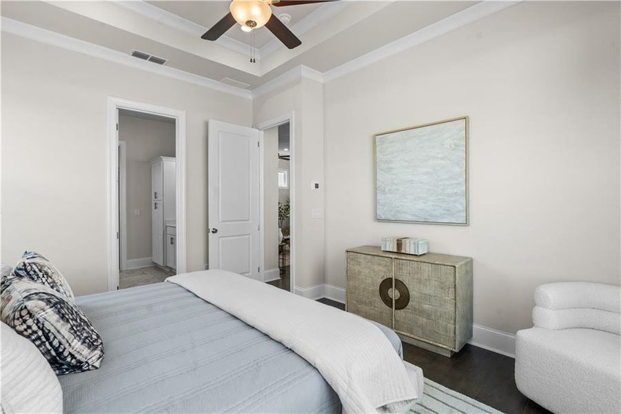 Furnished interior view inside a new home in Aberdeen, Hoschton (Image 19).