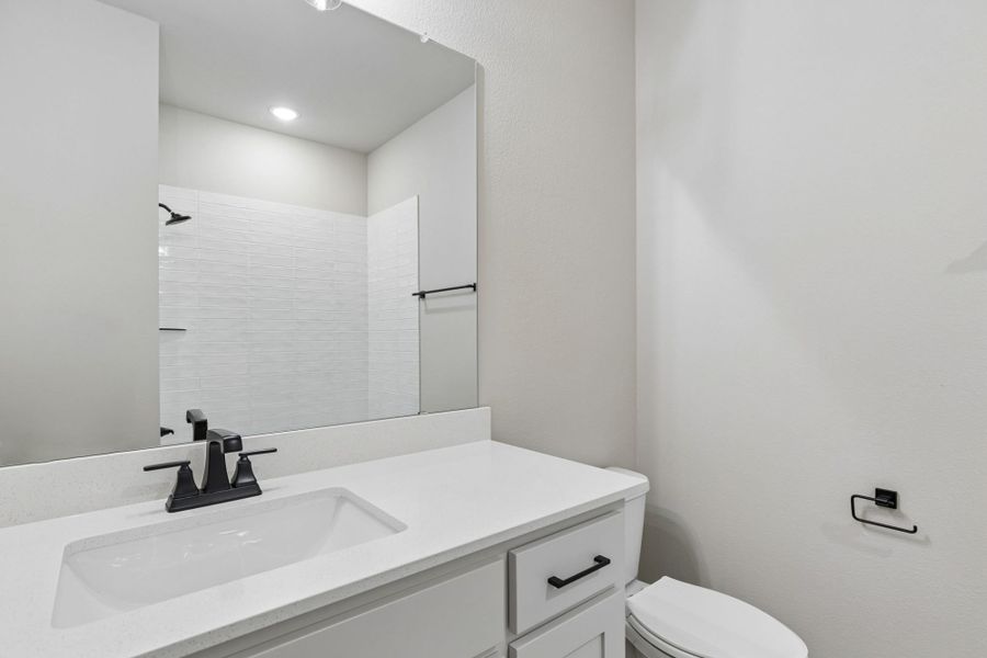 Furnished interior view inside a new home in Mosaic – 70′ Lots, Prosper (Image 15).