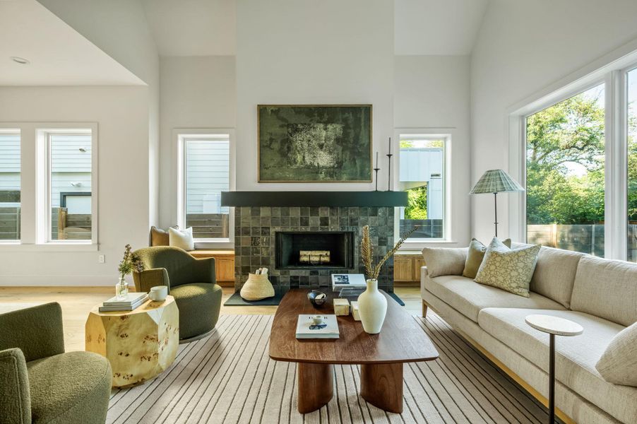 Furnished interior view inside a new home in , Austin (Image 9).