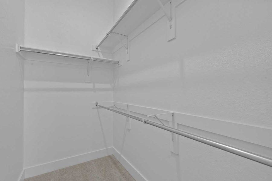 Representative Primary Closet - some options shown