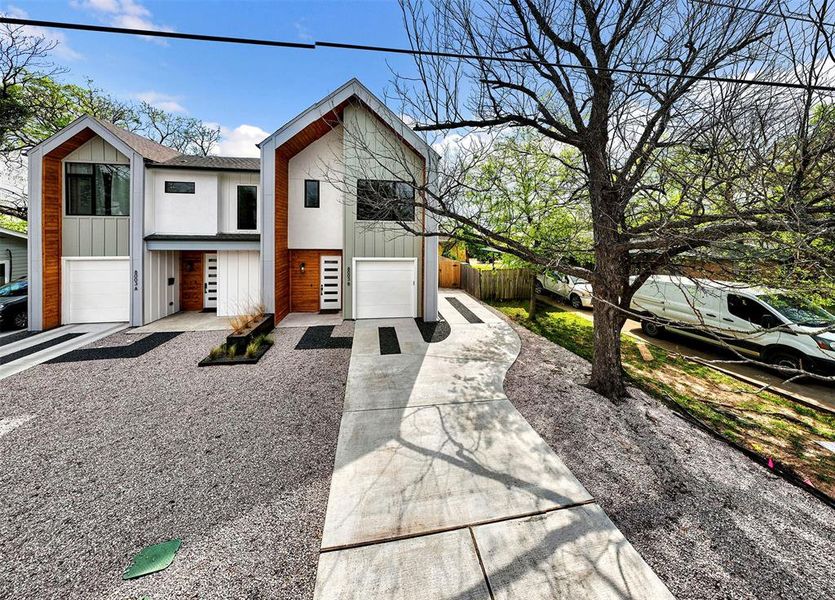 Front exterior of a new home in , Austin, TX, highlighting curb appeal (Image 20).