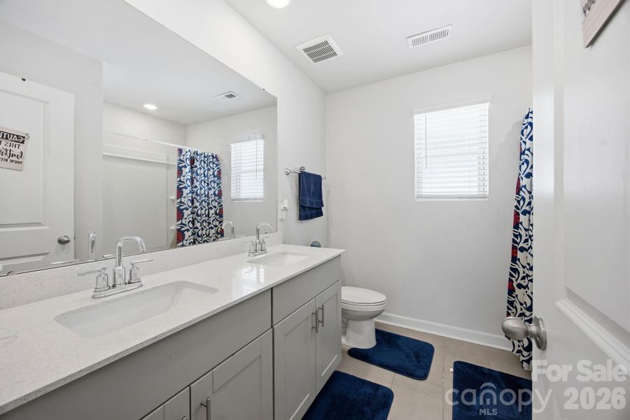 Full bathroom upstairs