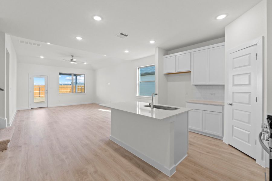 Furnished interior view inside a new home in Prairie Winds, Hutto (Image 7).