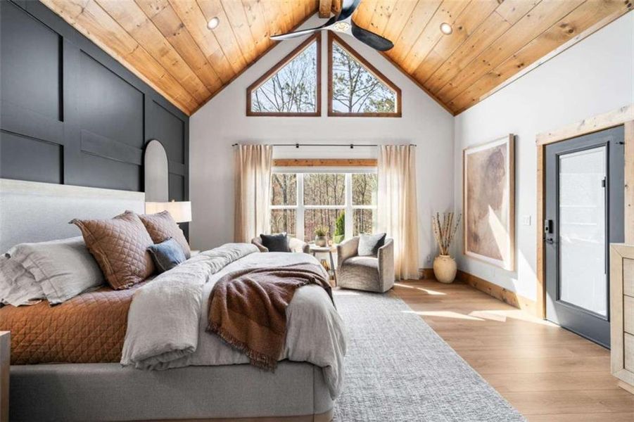 Furnished interior view inside a new home in , Ellijay (Image 36).