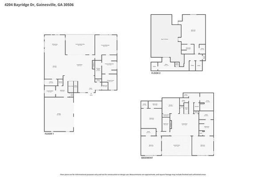 2D floor plan layout of this home in , Gainesville, GA (Image 6). 2D floor plan layout of this home in , Gainesville, GA (Image 6).