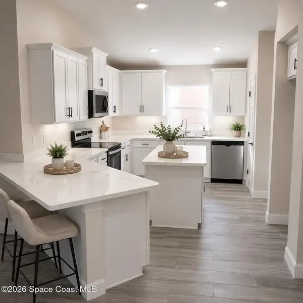 Furnished interior view inside a new home in St. John's Preserve, Palm Bay (Image 5).