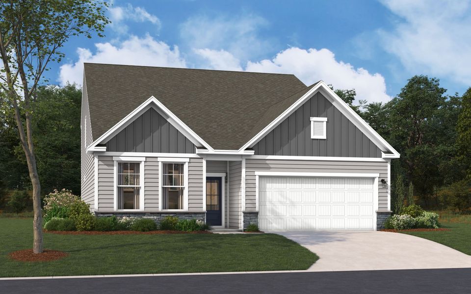 Representative exterior photo of a completed home built from the The Jefferson by Stanley Martin Homes in Green Tree Place, Anderson, SC (Image 60).