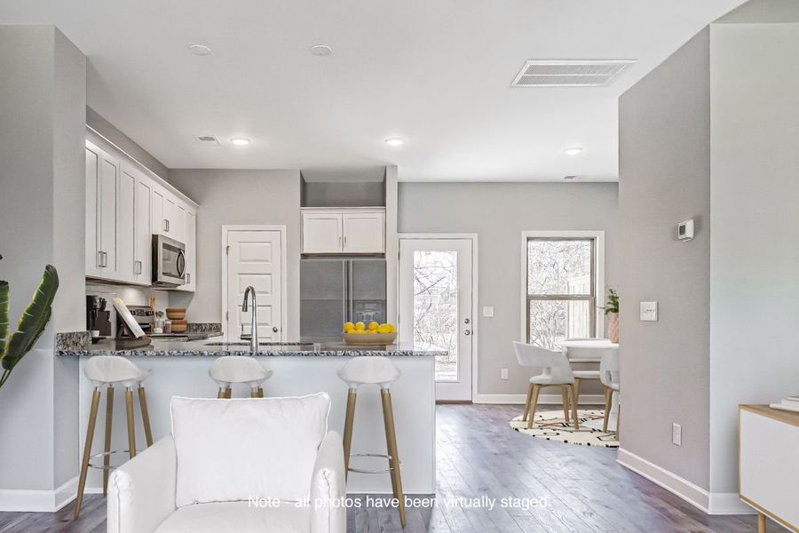 Representative furnished interior of a home built from the Fairfax by Parkside Builders in Oxford Station, Gallatin (Image 9).