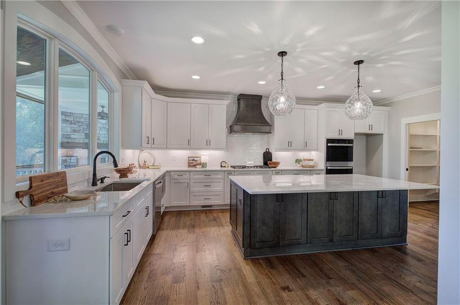 Furnished interior view inside a new home in , Euharlee (Image 30).