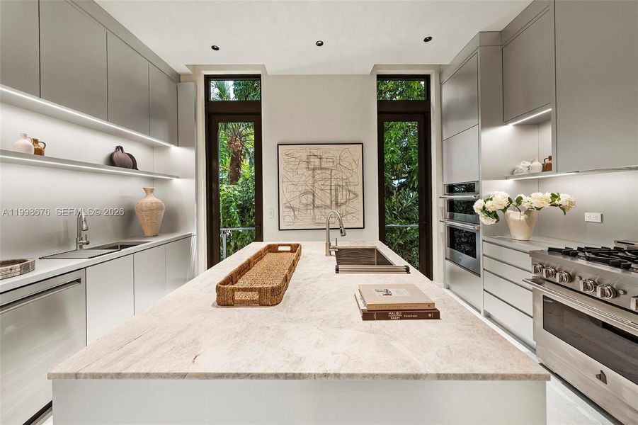 Furnished interior view inside a new home in , Bay Harbor Islands (Image 5).