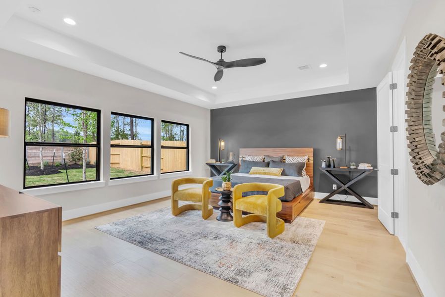 Furnished interior view inside a new home in ARTAVIA, Conroe (Image 10).