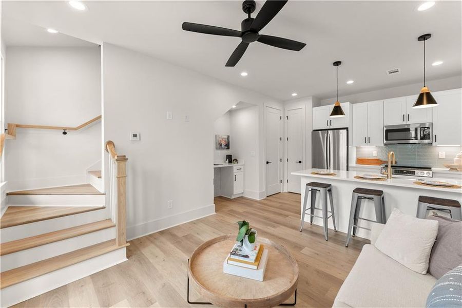 Furnished interior view inside a new home in , Gainesville (Image 7).