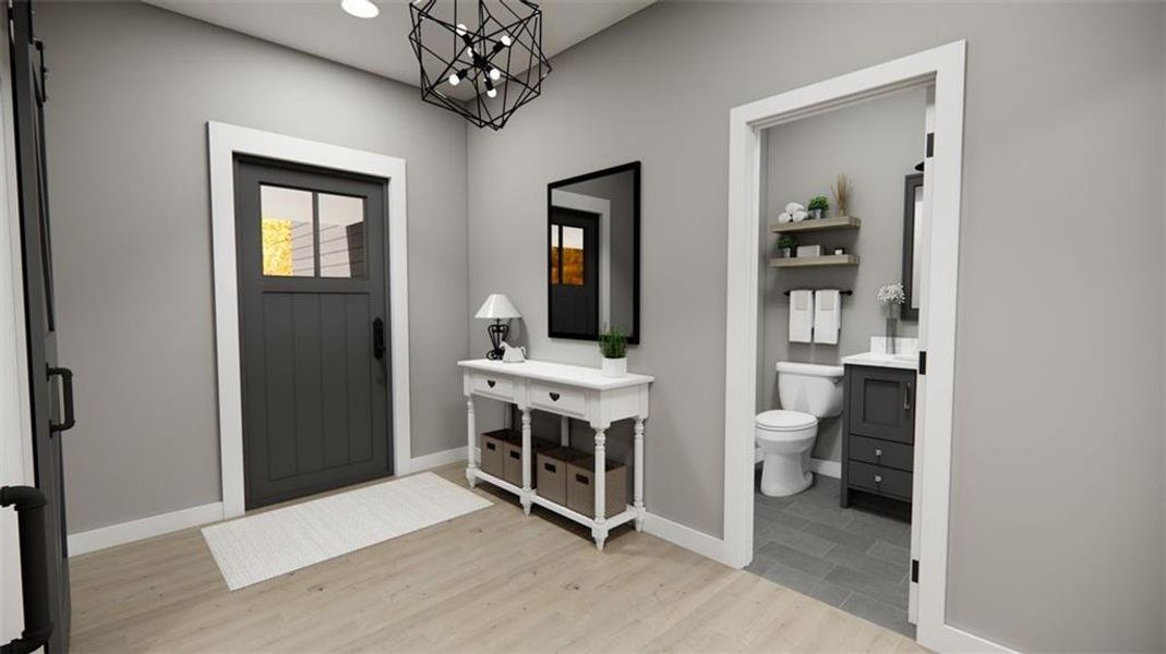 Furnished interior view inside a new home in , Carrollton (Image 33). Furnished interior view inside a new home in , Carrollton (Image 33).
