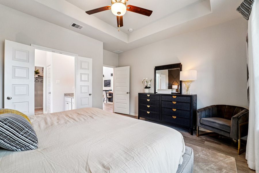 Tejas Village Model Home - Mansfield - Primary Bedroom Tejas Village Model Home - Mansfield - Primary Bedroom