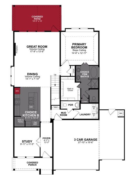 2D floor plan layout of this home in Arabella on the Prairie, Richmond, TX (Image 3). 2D floor plan layout of this home in Arabella on the Prairie, Richmond, TX (Image 3).