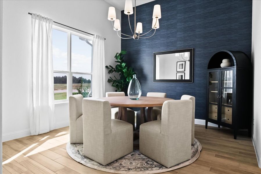 Representative furnished interior of a home built from the The Wellington II by Doug Parr Custom Homes in Monarch Manor, Poolville (Image 35).